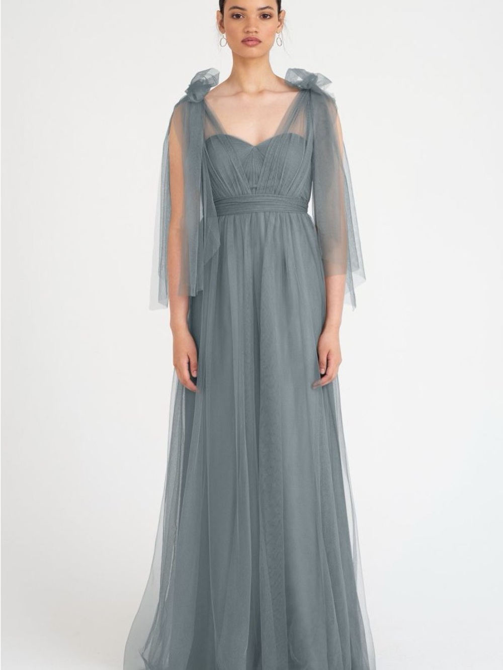 Jenny Yoo Annabelle Convertible Dress - Mayan Blue, 4 P